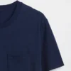 T-shirt con tasca in cotone biologico per adulti