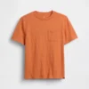 T-shirt con tasca in cotone biologico per bambini
