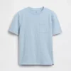 T-shirt con tasca in cotone biologico per bambini