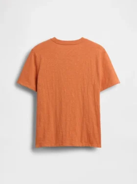 T-shirt con tasca in cotone biologico per bambini