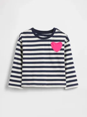 T-shirt con taschino a forma di cuore "Mix & Match" per Neonato & Bebè