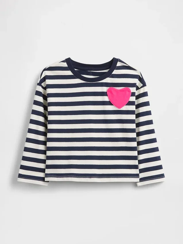 T-shirt con taschino a forma di cuore "Mix & Match" per Neonato & Bebè