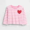 T-shirt con taschino a forma di cuore "Mix & Match" per Neonato & Bebè