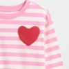 T-shirt con taschino a forma di cuore "Mix & Match" per Neonato & Bebè