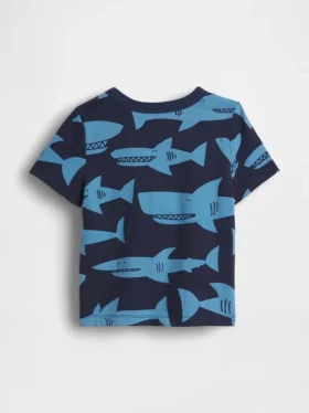T-shirt con taschino e stampa mix & match per Neonato & Bebè
