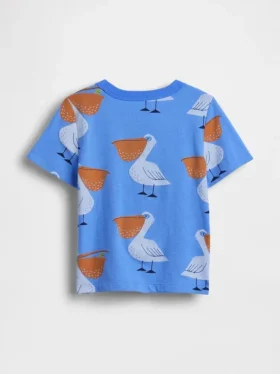 T-shirt con taschino e stampa mix & match per Neonato & Bebè