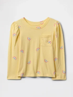 T-shirt con taschino mix & match per neonato & bebè