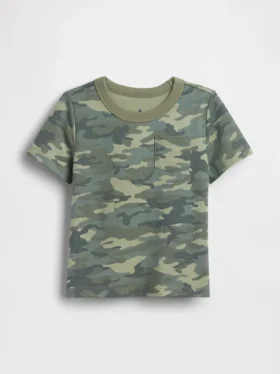 T-shirt con taschino mix & match per neonato & bebè