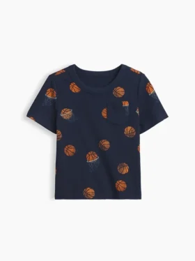 T-shirt con taschino mix & match per neonato & bebè