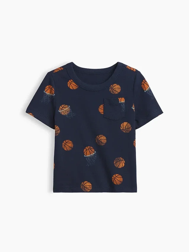 T-shirt con taschino mix & match per neonato & bebè