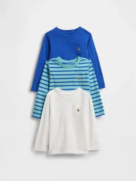 T-shirt con taschino mix & match per neonato & bebè
