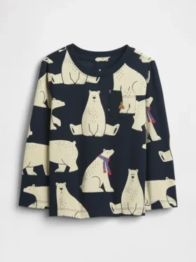 T-shirt con taschino mix & match per neonato & bebè