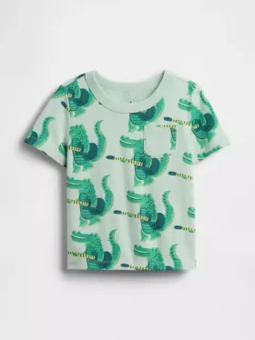 T-shirt con taschino mix & match per neonato & bebè