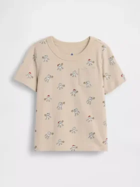 T-shirt con taschino mix & match per neonato & bebè