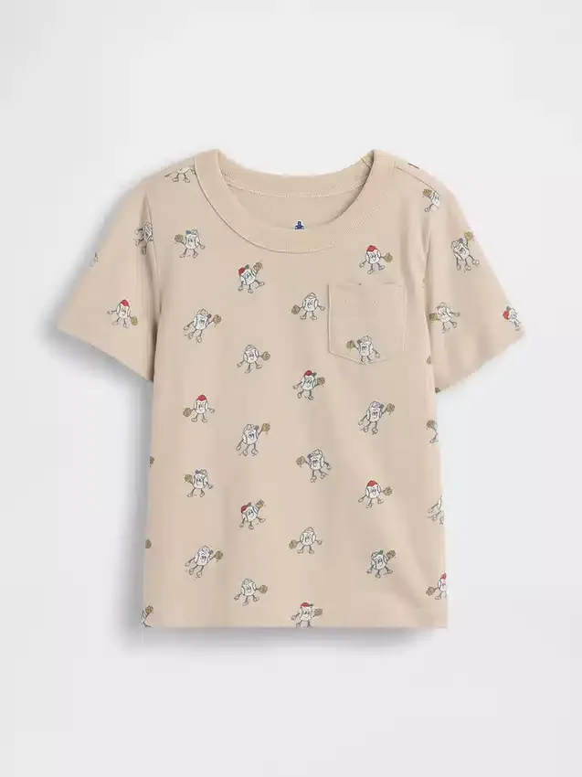 T-shirt con taschino mix & match per neonato & bebè