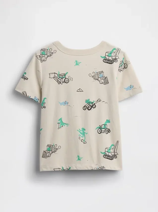T-shirt con taschino mix & match per neonato & bebè