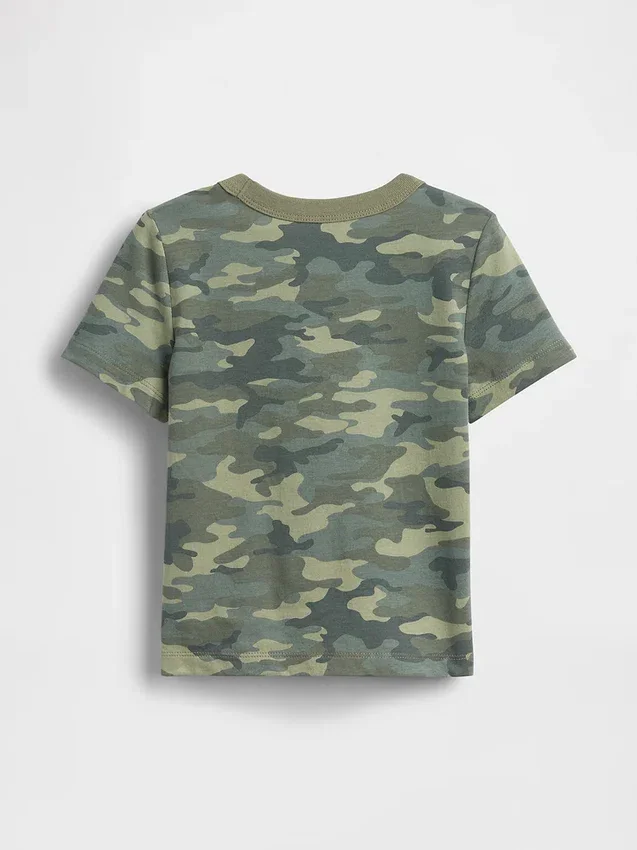 T-shirt con taschino mix & match per neonato & bebè