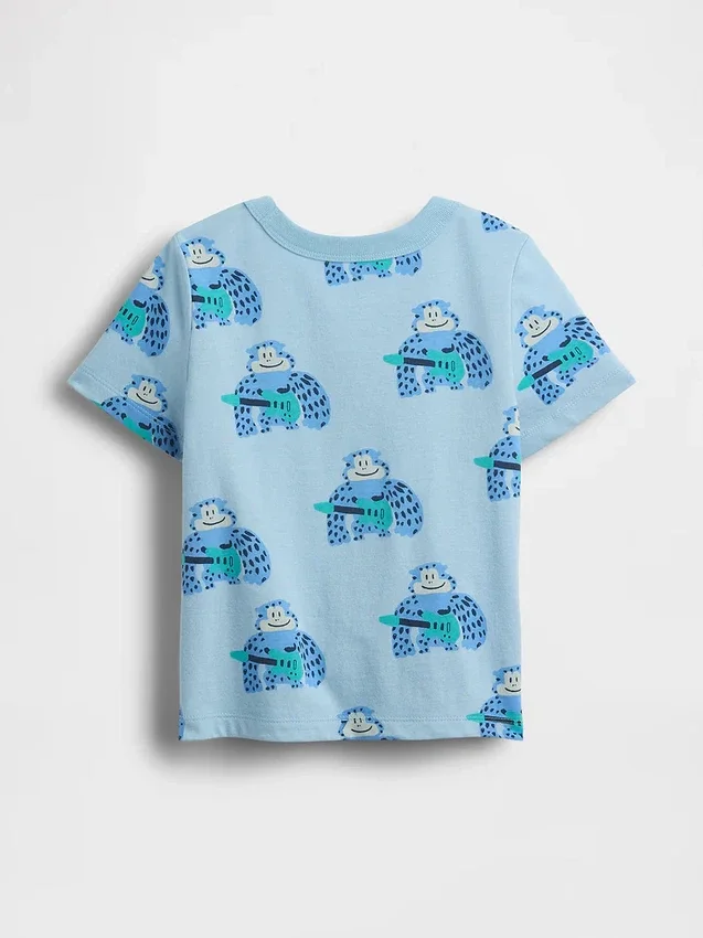 T-shirt con taschino mix & match per neonato & bebè