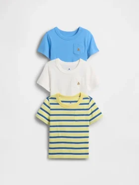 T-shirt con taschino Mix & Match per Neonato & Bebè (confezione da 3)