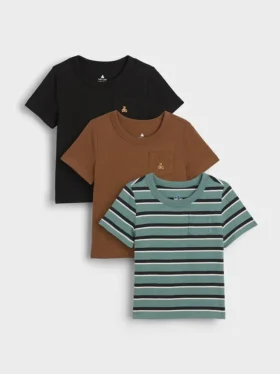 T-shirt con taschino Mix & Match per Neonato & Bebè (confezione da 3)