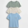 T-shirt con taschino Mix & Match per Neonato & Bebè (confezione da 3)