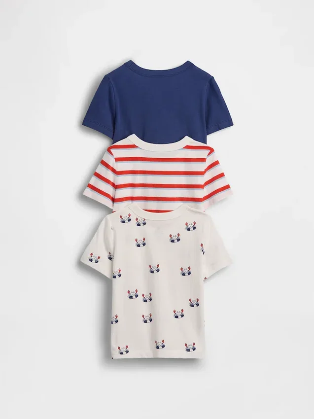 T-shirt con taschino Mix & Match per Neonato & Bebè (confezione da 3)