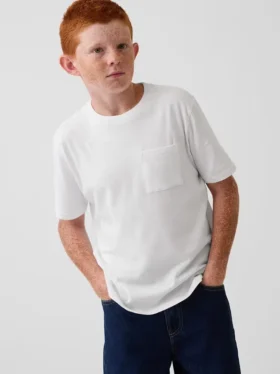 T-shirt con taschino per bambini