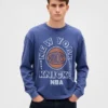 T-shirt corta con grafica NBA New York Knicks