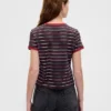 T-shirt corta in cotone biologico Vintagesoft “Stranger Things”