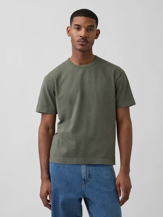 T-shirt da adulto in cotone pesante