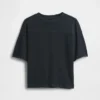 T-shirt da bambino in jersey pesante con cuciture