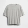 T-shirt da bambino in jersey pesante con cuciture
