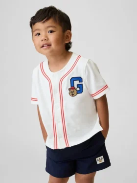 T-shirt da baseball con logo Brannan Bear per neonato & bebè