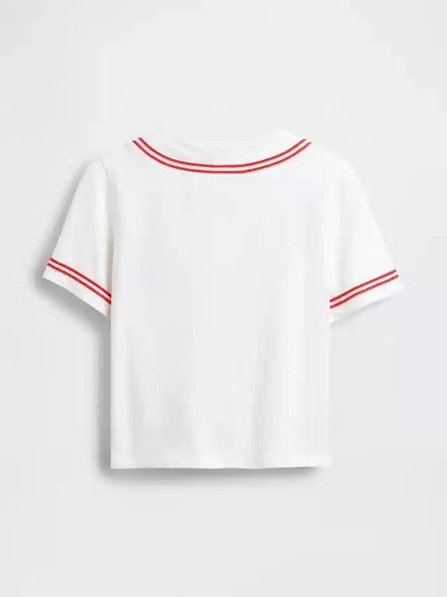 T-shirt da baseball con logo Brannan Bear per neonato & bebè