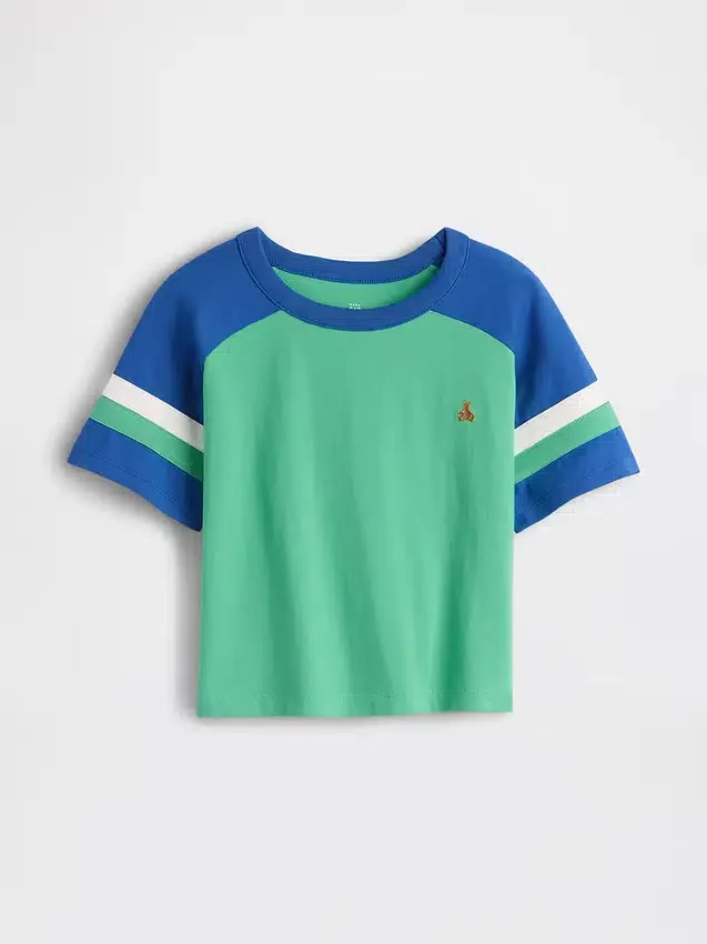 T-shirt da football con maniche raglan per neonato & bebè