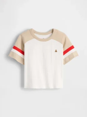 T-shirt da football con maniche raglan per neonato & bebè