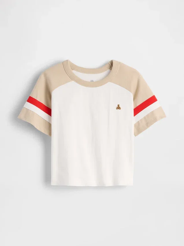 T-shirt da football con maniche raglan per neonato & bebè