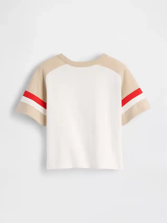 T-shirt da football con maniche raglan per neonato & bebè