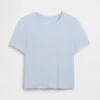 T-shirt da pigiama in modal a costine morbidissima