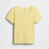 T-shirt da pigiama per bambini in punto ricamato riciclato