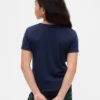 T-shirt da pigiama per bambini in punto ricamato riciclato