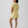 T-shirt da pigiama per bambini in punto ricamato riciclato