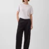 T-shirt dal taglio comodo in misto lino