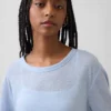 T-shirt dal taglio comodo in misto lino