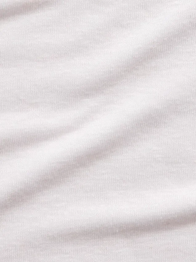 T-shirt dal taglio comodo in misto lino