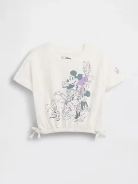 T-shirt GAP × Disney Neonato & Bebè in cotone biologico con grafica a fiocco