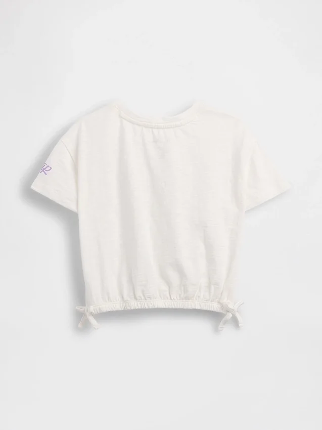 T-shirt GAP × Disney Neonato & Bebè in cotone biologico con grafica a fiocco