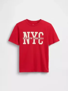T-shirt Gap NYC con logo per bambini