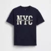 T-shirt Gap NYC con logo per bambini