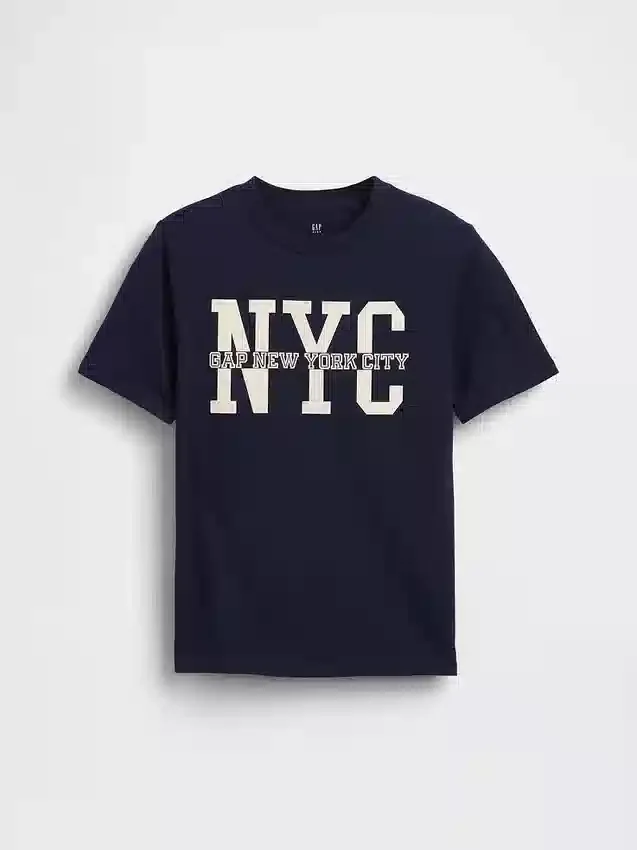 T-shirt Gap NYC con logo per bambini